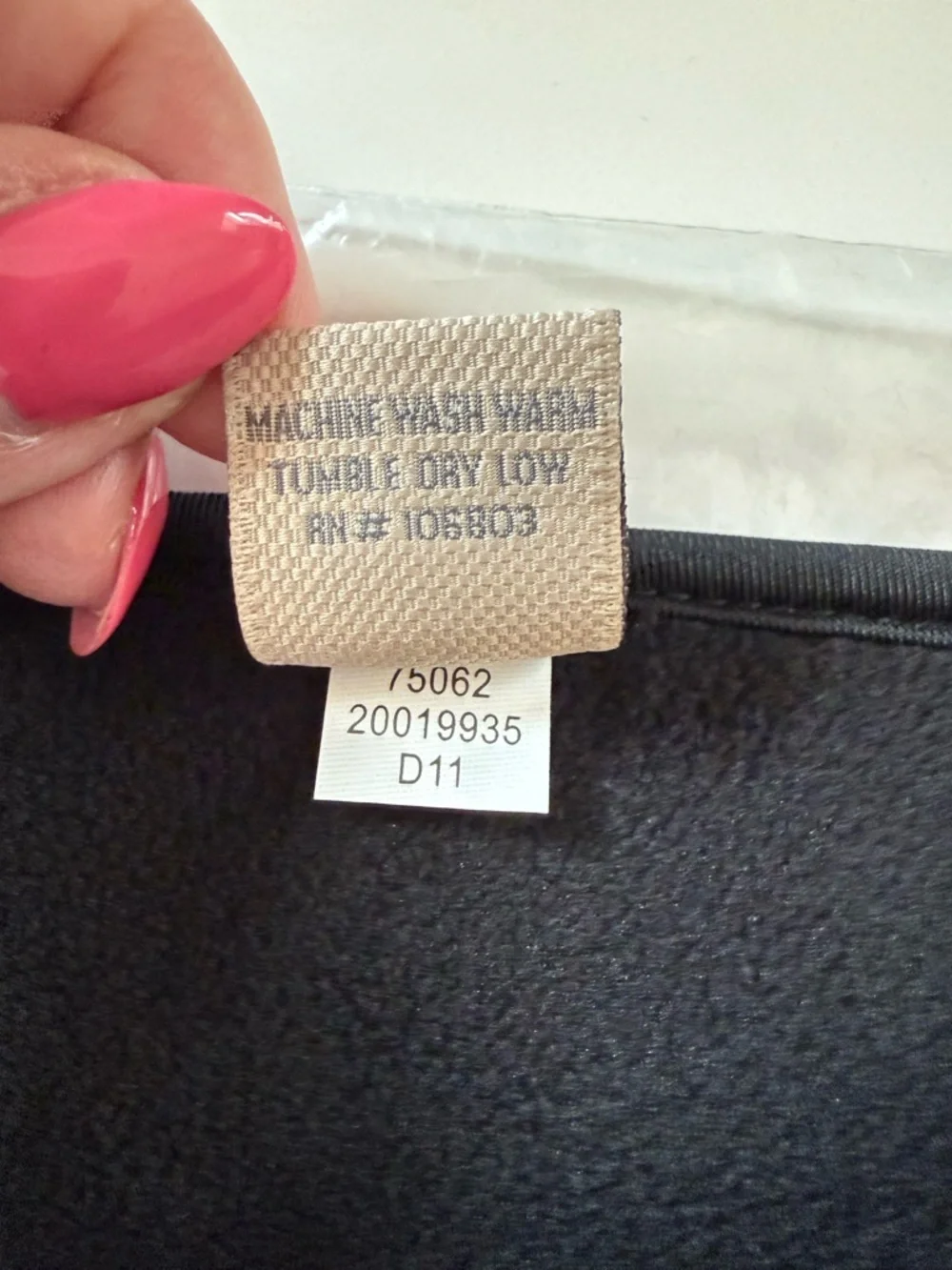 Duluth Trading Co Fleece Ear Warmer Headband Black Size M/L New‎